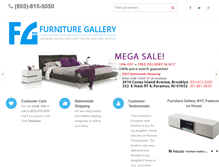 Tablet Screenshot of furnituregallerynyc.com